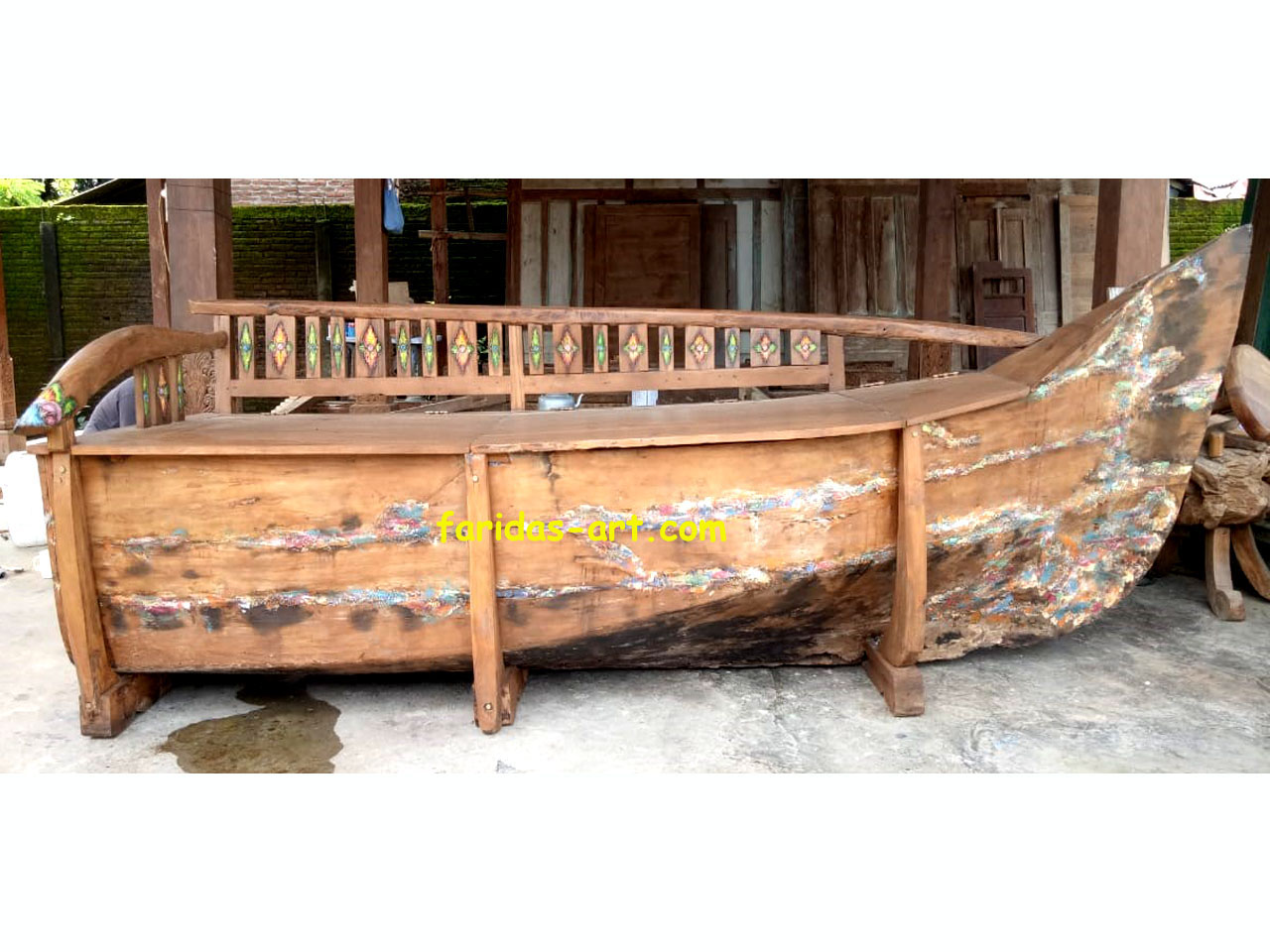 Bangko Kayu Jati ex. Prau (Asli)